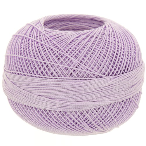 Filato di cotone Lizbeth misura 20 - Light Purple Iris n°646 x192m