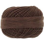 Filato di cotone Lizbeth misura 20 - Dark Fudge n°697 x192m