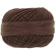 Filato di cotone Lizbeth misura 20 - Dark Fudge n°697 x192m