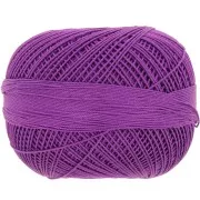 Filato di cotone Lizbeth misura 20 - Dark Grape n°645 x192m