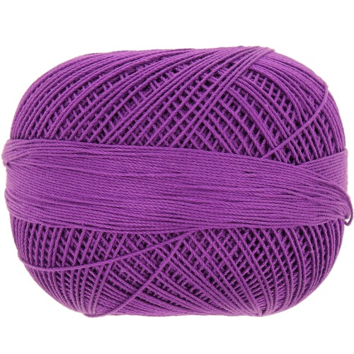 Filato di cotone Lizbeth misura 20 - Dark Grape n°645 x192m