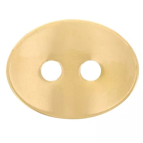 Distanziatore ovale 14x11 mm - Acciaio inox 304L Gold x1