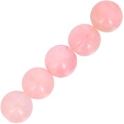 Perline in resina trasparente 6 mm - Rosa marmorizzato x20|raw }}