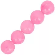Perline di resina opaca 6 mm - Rosa brillante marmorizzato x20
