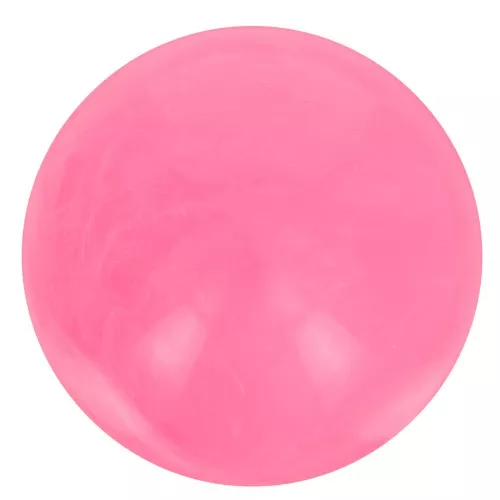 Perline di resina opaca 8 mm - Rosa brillante marmorizzato x10