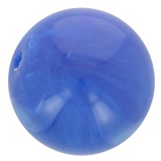 Perle in resina opaca 10 mm - Blu reale marmorizzato x8|raw }}