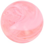 Perle di resina trasparente 12 mm - Rosa marmorizzato x6|raw }}