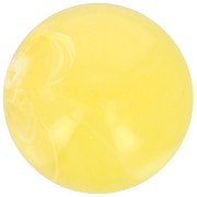 Perle di resina trasparente 12 mm - Giallo chiaro marmorizzato x6|raw }}