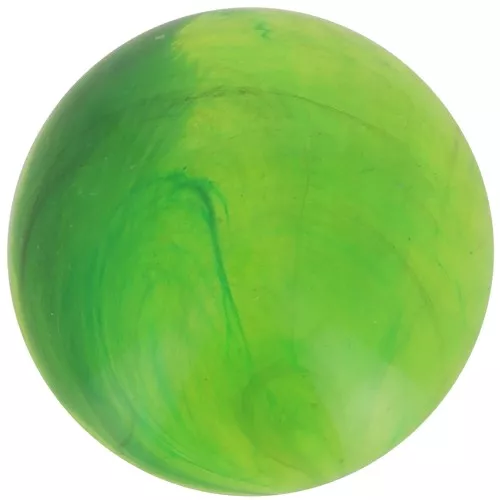 Cabochon rotondo da 14 mm in resina trasparente - Verde marmorizzato x1