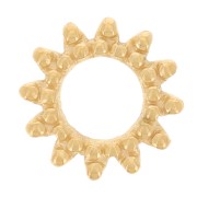 Elemento sole 8 mm - acciaio inox 304L dorato x1|raw }}