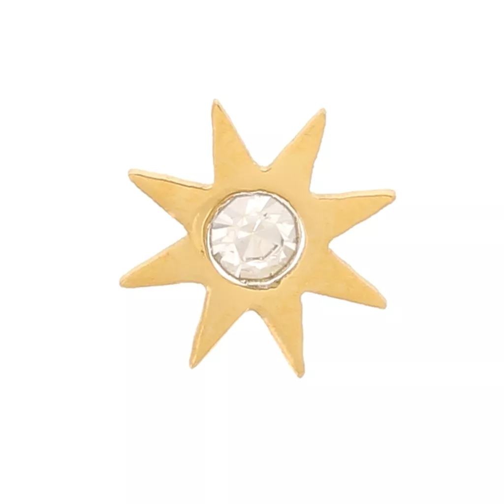 Charm Per Bracciale A Maglie Italiane - Modulo 9 Mm In Acciaio Con Zirconia Blu - Personalizzabile E Stiloso - Foto 2