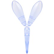 Daghe in vetro 5x16 mm - Light Sapphire x50