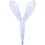 Daghe in vetro 5x16 mm - Light Sapphire x50