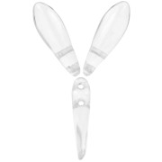 Daghe in vetro 5x16 mm - Crystal x50