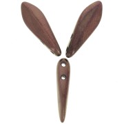 Daghe in vetro 5x16 mm - Bronzo scuro x50|raw }}