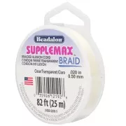 Filo di nylon invisibile - illusion cord Supplemax Braid 0,50mm - Trasparente x25m