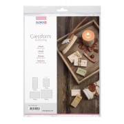 Set di 5 stampi per sapone - Rettangolo - Trasparente x1|raw }}