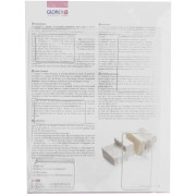 Set di 5 stampi per sapone - Rettangolo - Trasparente x1