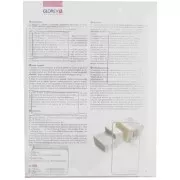 Set di 5 stampi per sapone - Rettangolo - Trasparente x1