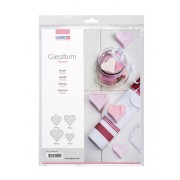 Set di 5 stampi per sapone - Cuori - Trasparente x1|raw }}