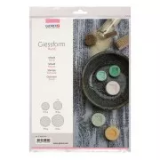 Set di 5 stampi per sapone - Rotondo - Trasparente x1