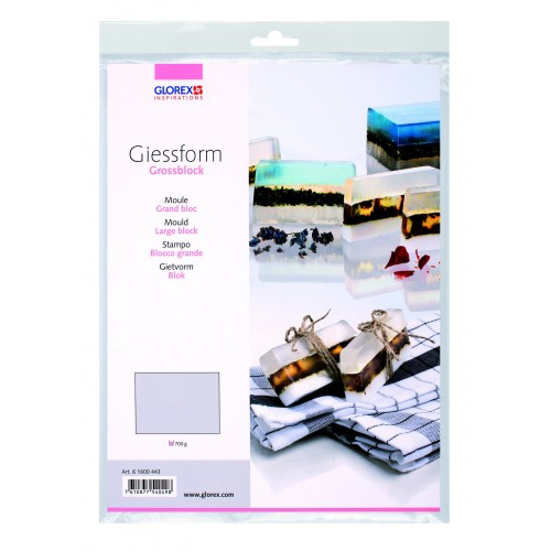 Stampo per sapone - Blocco grande - Trasparente x1