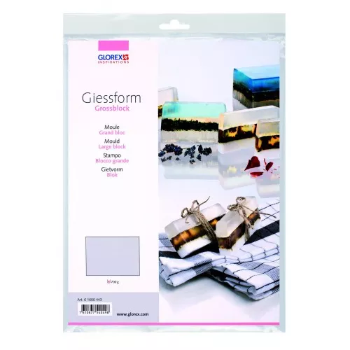 Stampo per sapone - Blocco grande - Trasparente x1