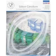 Stampo in silicone per manico ovale di borsa in resina 20x12 cm