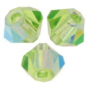 Biconi Preciosa 3 mm - MC Bead Rondell - Peridot Glitter x30
