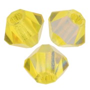 Biconi Preciosa 3 mm - MC Bead Rondell - Citrine Glitter x30|raw }}