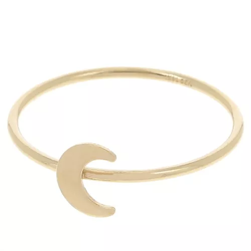 Anello luna - misura 57 - Gold filled x1