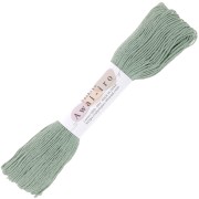 Filo da ricamo per la tecnica giapponese Sashiko - Olympus - Tè verde x40m