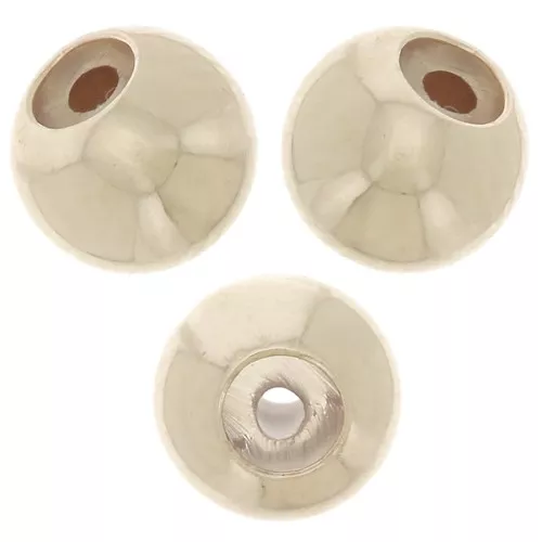 Perla stopper da 4 mm con foro da 1 mm in Gold Filled x1