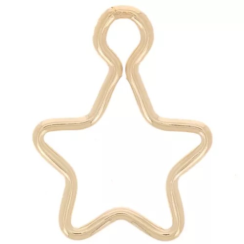Ciondolo a stella da 11 mm Gold filled x1