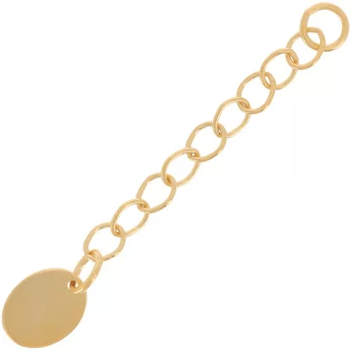 Catena di estensione 35 mm con ciondolo 1/20 14K - Gold filled x1