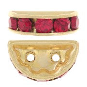 Rondella Mezza-Luna mm. 14x8 dorata Light Siam x1|raw }}