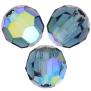 Perle sfaccettate rotonde Preciosa - Round Bead 4 mm Montana AB x20|raw }}
