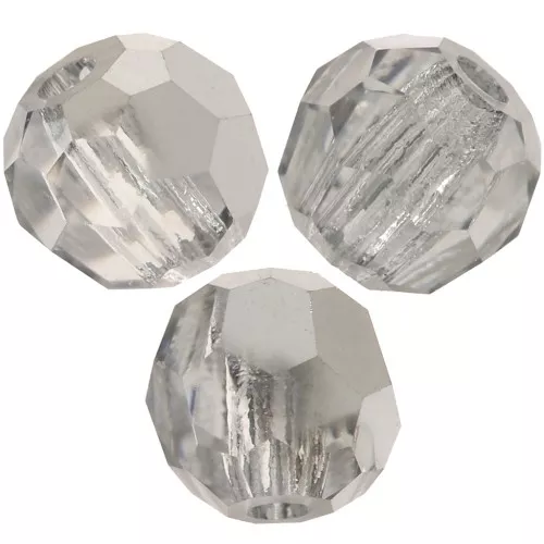 Perle sfaccettate rotonde Preciosa - Round Bead 4 mm - Crystal Labrador Half x20
