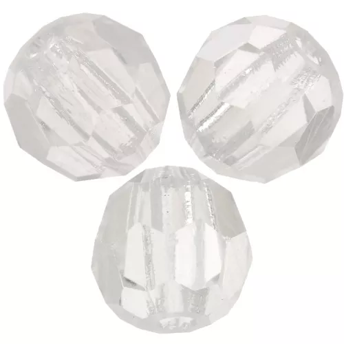 Perle sfaccettate rotonde Preciosa - Round Bead 4 mm - Crystal Argent Flare x20