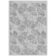 Piastra Moiko per pasta polimerica 97x68 mm - motivo Ginkgo x1