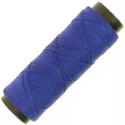 Filato piatto in poliestere cerato Slam Cord per micro macramè 0,6 mm - Royal Blue x100m
