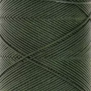 Filato piatto in poliestere cerato Slam Cord per micro macramè 0,6 mm - Khaki x100m