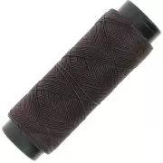 Fil plat en polyester ciré  Slam Cord pour micro macramé 0.6 mm - Bordeaux x100m