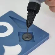 Pasta liquida per cottura Sculpey - Carboncino metallizzato x30ml