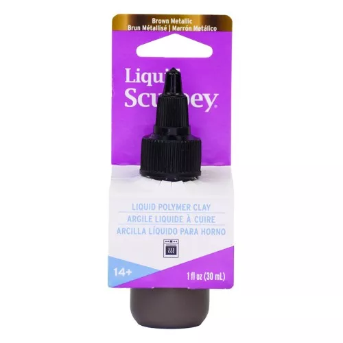 Pasta liquida per cottura Sculpey - Marrone metallizzato x30ml