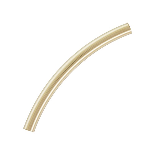 Tubo curvo 25x2 mm di Gold filledi x1