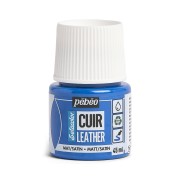 Pittura Setacolor Leather opaco satinato - Blu oceano (n°11) x45ml|raw }}
