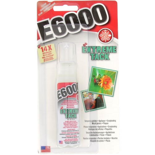 E-6000 Extreme Tack - Colla riposizionabile - Trasparente x59ml