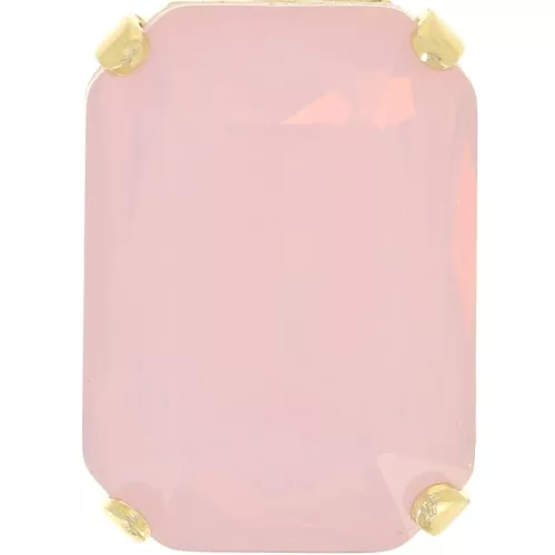 Cristallo incastonato Aurora A4627 Octagon 14x10 mm - Dorato - Rose Water Opal x1