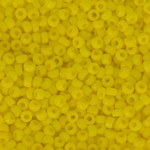 Rocaille Miyuki 11/0 404 - Opaque Yellow x8g